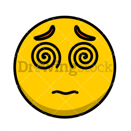 Emoji Mareado dizzy watermark