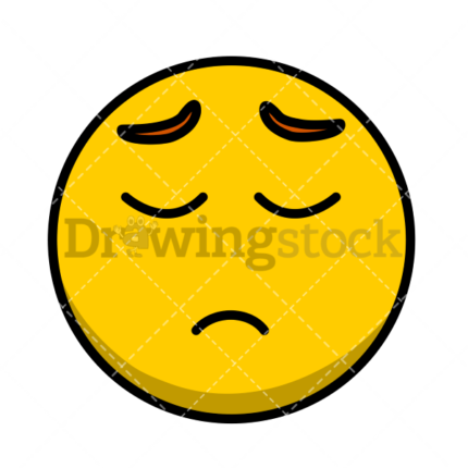 Emoji decepcionado upset watermark