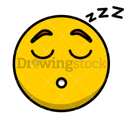 Emoji dormido sleeping watermark