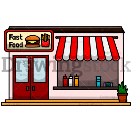Fast food watermark