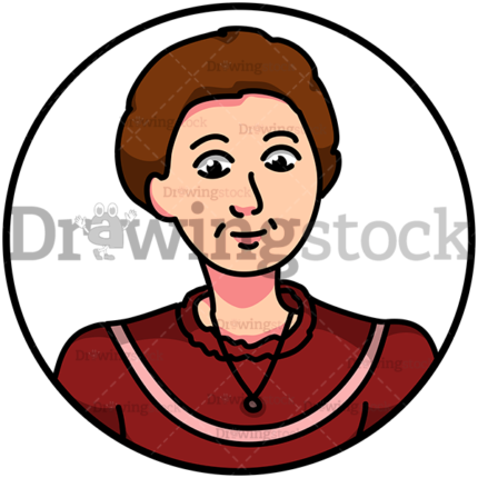 Portrait Of Marie Curie Watermark