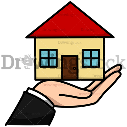 Hand Offering A House Watermark