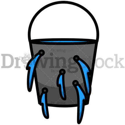 Bucket Leaking Water Watermark