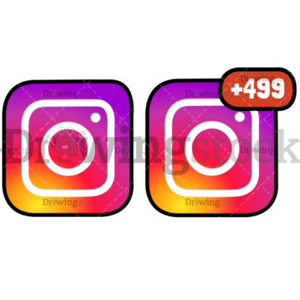 Instagram icon 600x600 watermark
