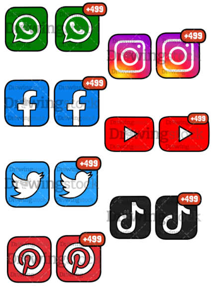 Social networks Collection watermark 555x760