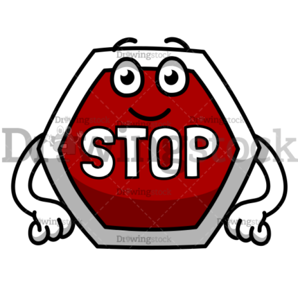 Happy Stop Sign Watermark 600x600