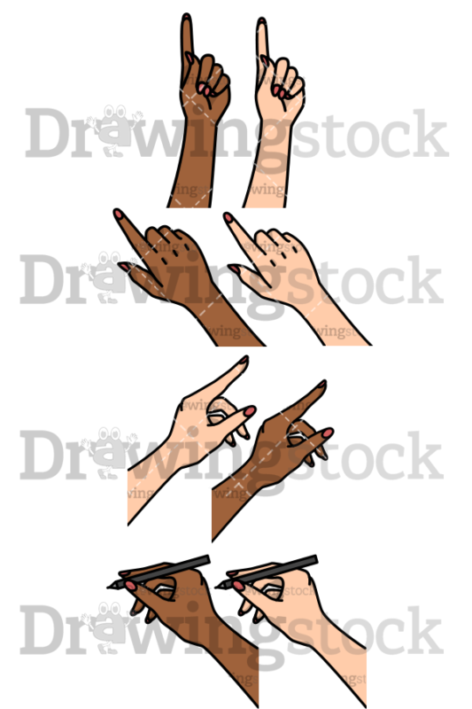 A woman's hand collection
