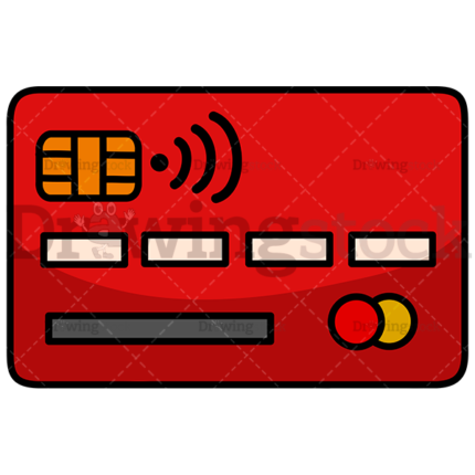 A Debit Or Credit Card With A Smart Chip Watermark