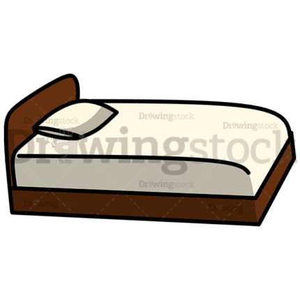 Bed With A New Mattress Watermark