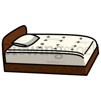 Bed With An Ergonomic Mattress Watermark
