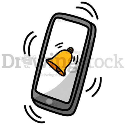 Phone With An Alarm Set Watermark