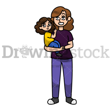 1. A woman carrying her young daughter Watermark 600x600