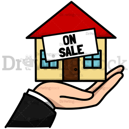 Hand Offering A House For Sale Watermark
