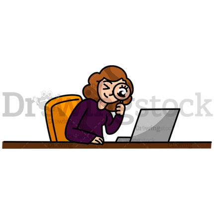 Woman Freelancer Looking For Clients Watermark